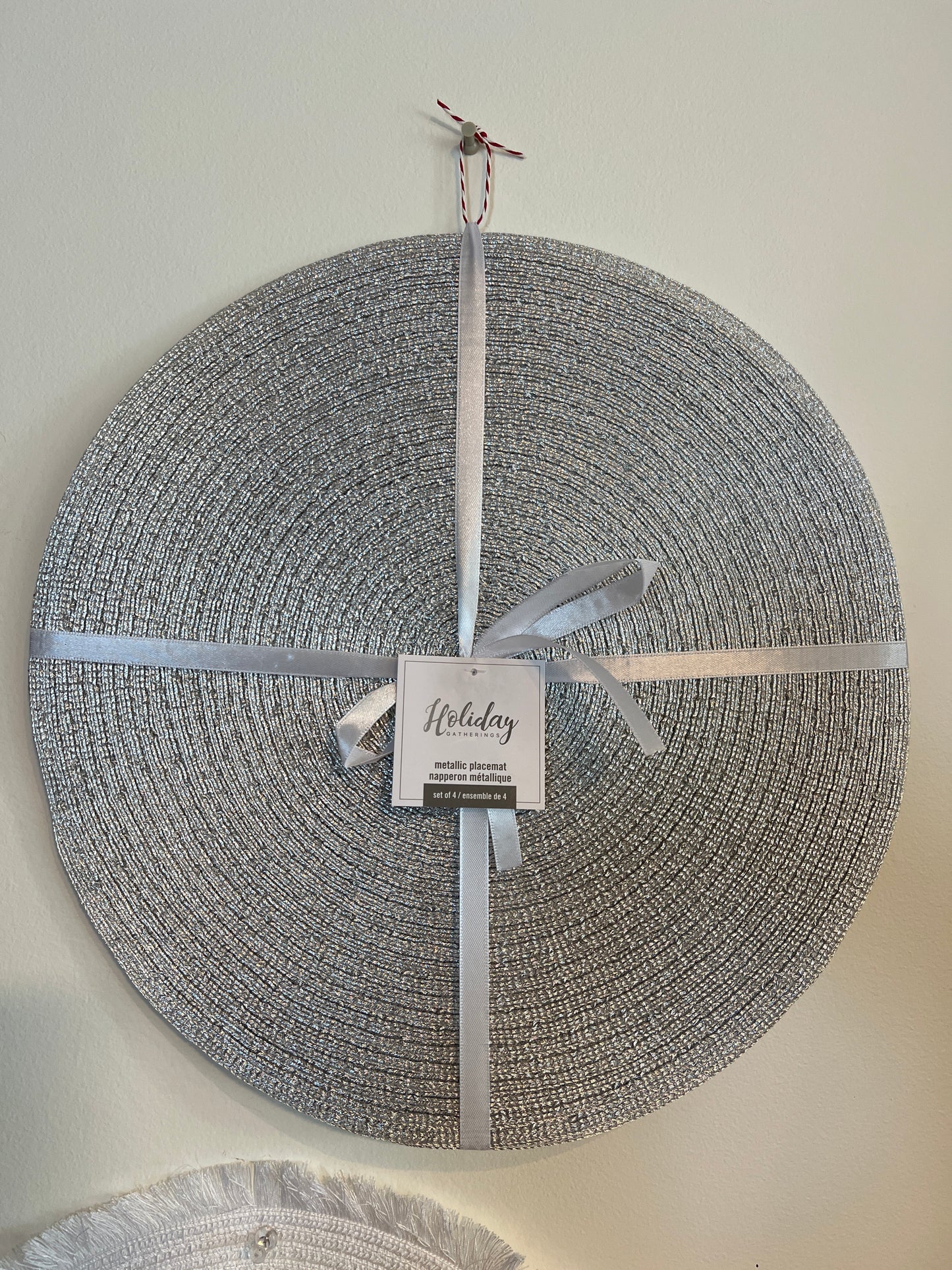 Sparkle Round Metallic Placemats