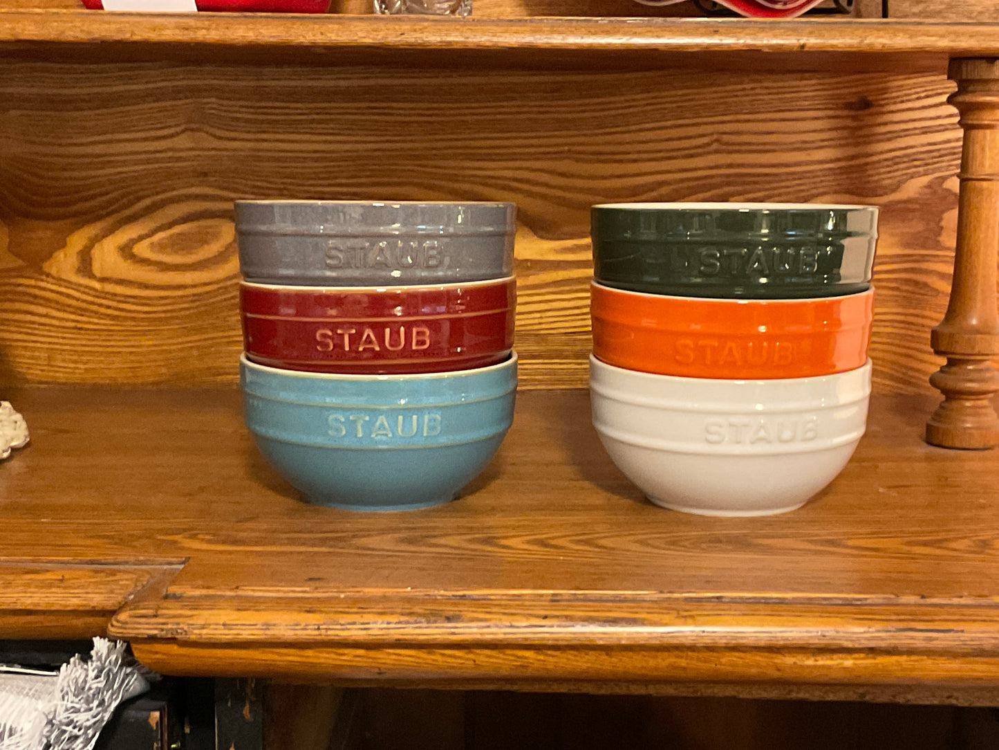 Staub Ceramic Bowls 6 piece set - Mixed Colours