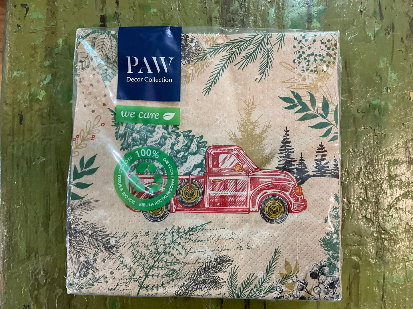 We Care Holiday Napkins