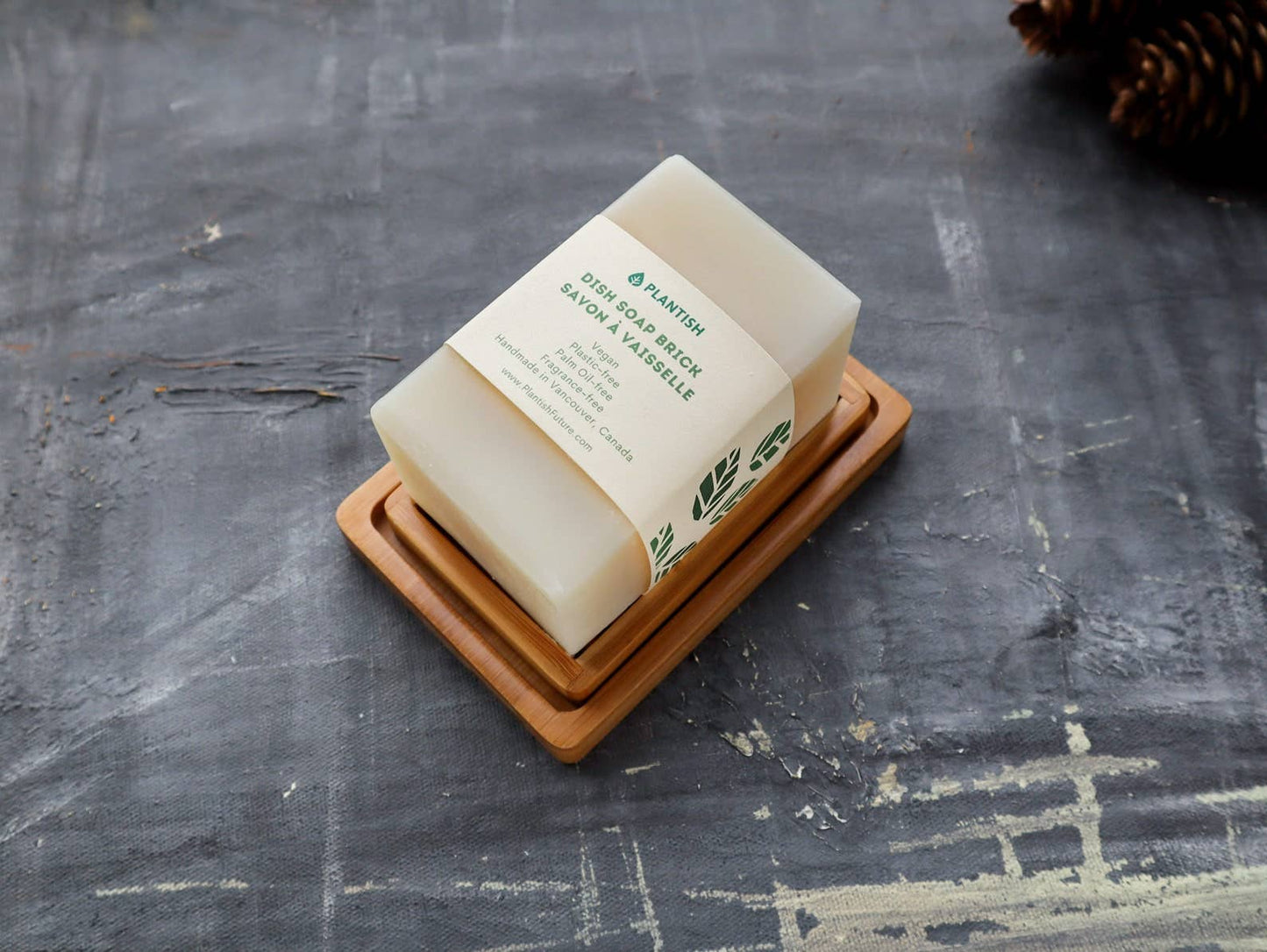 Plantish - Dual-layer Bamboo Soap Dish