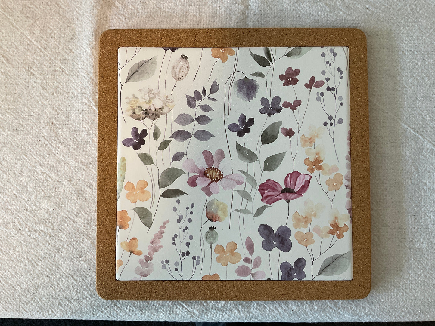 Ceramic & Cork Trivets