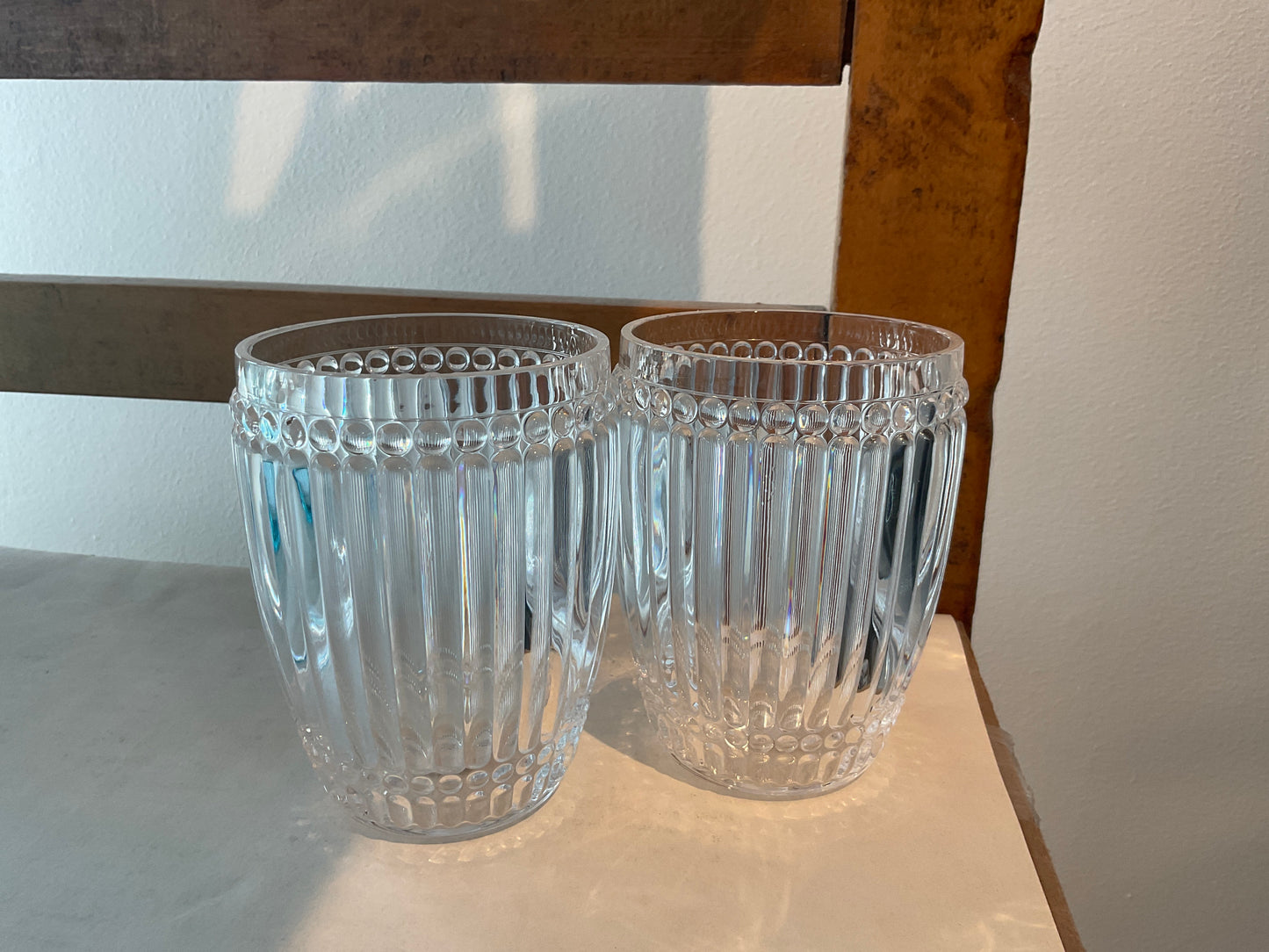 Acrylic Tumblers, Wine Glasses, platters and Pitchers