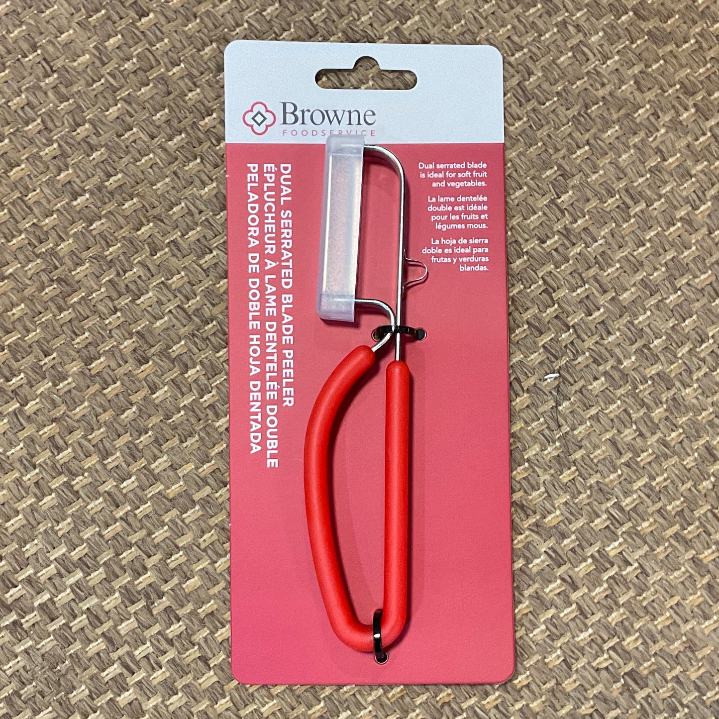 Dual Serrated Blade Peeler