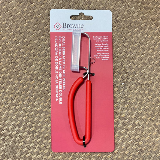 Dual Serrated Blade Peeler