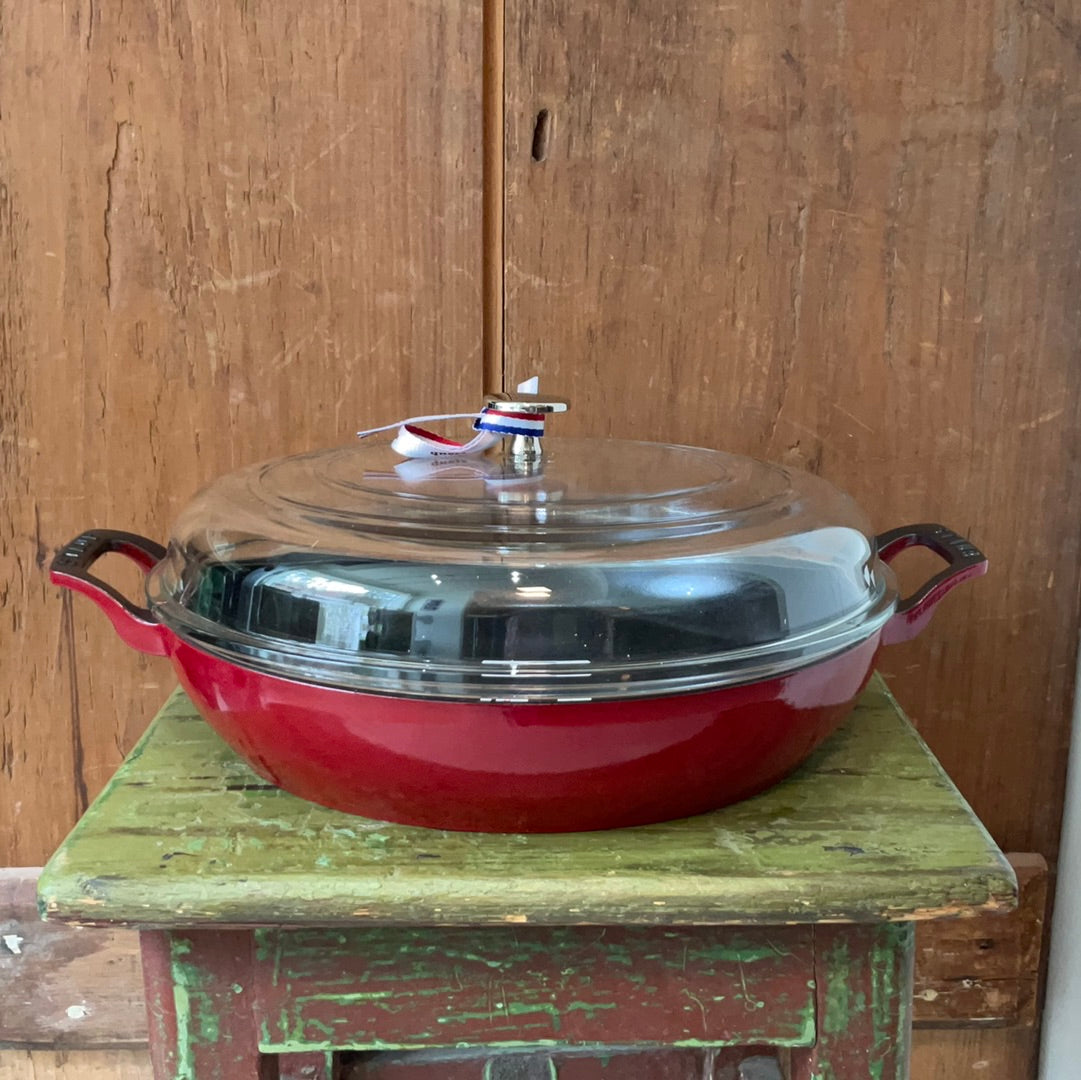 Staub Cast Iron Baker with Glass Lid 30cm 3 1/2 Q