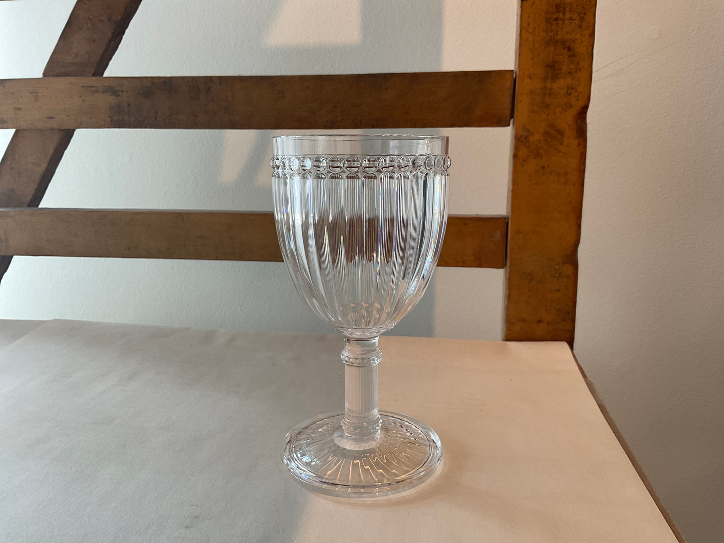 Acrylic Tumblers, Wine Glasses, platters and Pitchers