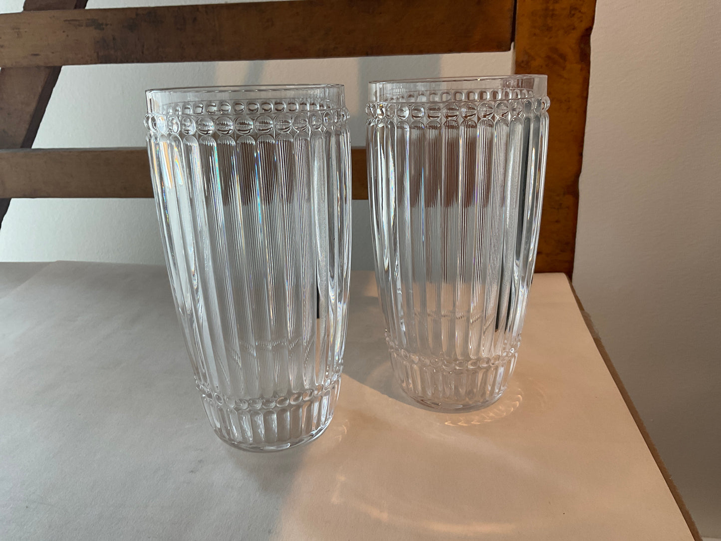 Acrylic Tumblers, Wine Glasses, platters and Pitchers