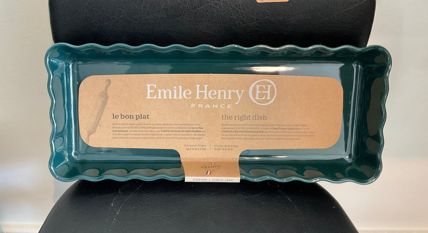 Emile Henry Rectangular Slim Tart Dish