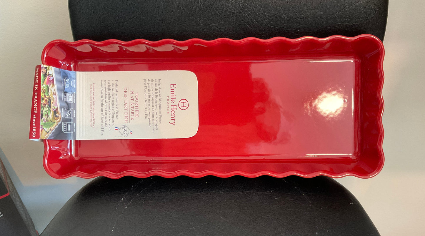 Emile Henry Rectangular Slim Tart Dish