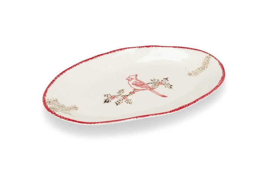Cardinal Oval Plate