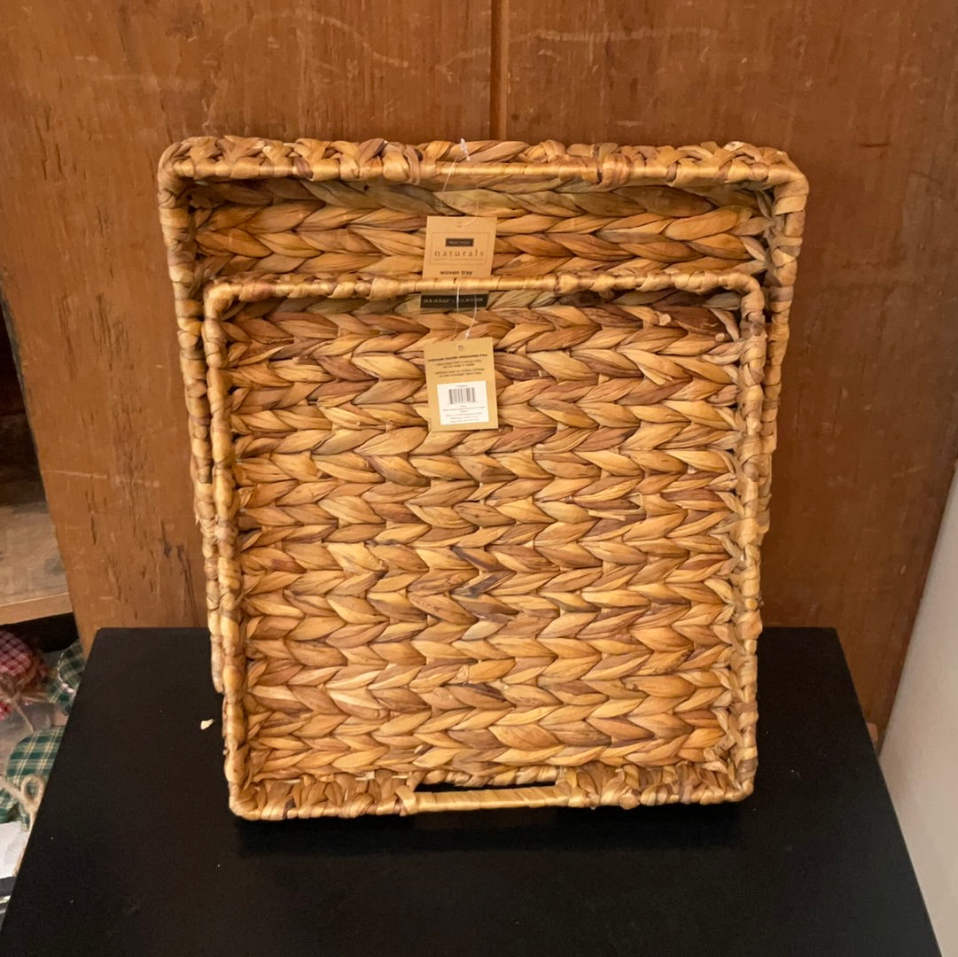 Woven Baskets and Trays