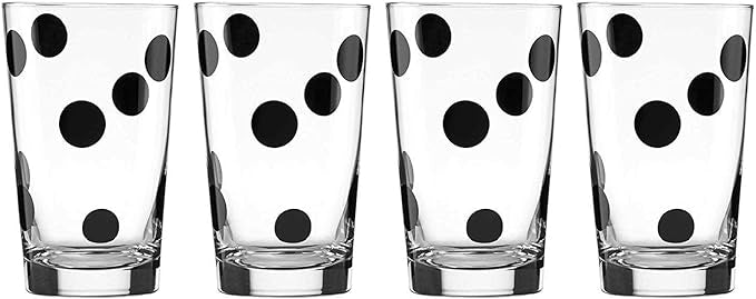 Kate Spade Deco Dot Tumblers Set of 4