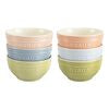 Staub Ceramic Bowls 6 piece set - Mixed Colours
