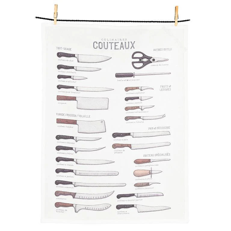 Couteaux Culinaires Tea Towel