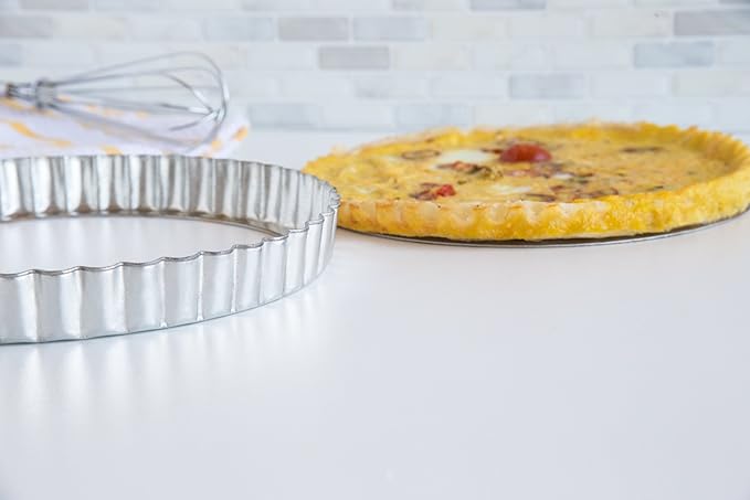 Quiche Pan Tin Plated Steel 8”