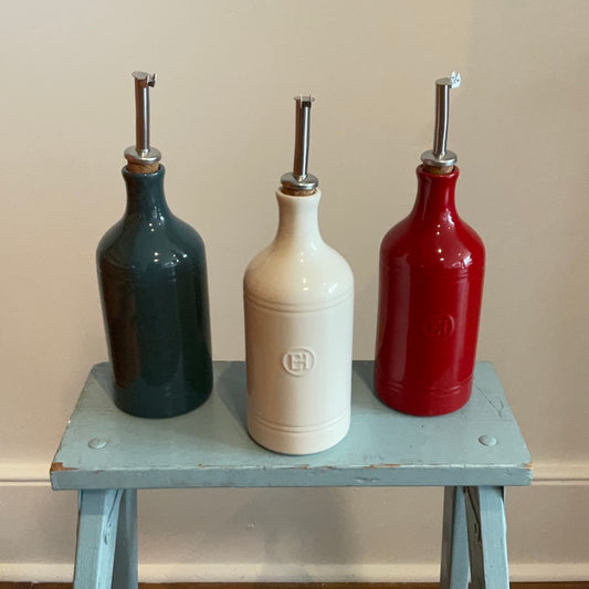 Emile Henry Oil Cruet and Vinegar flask