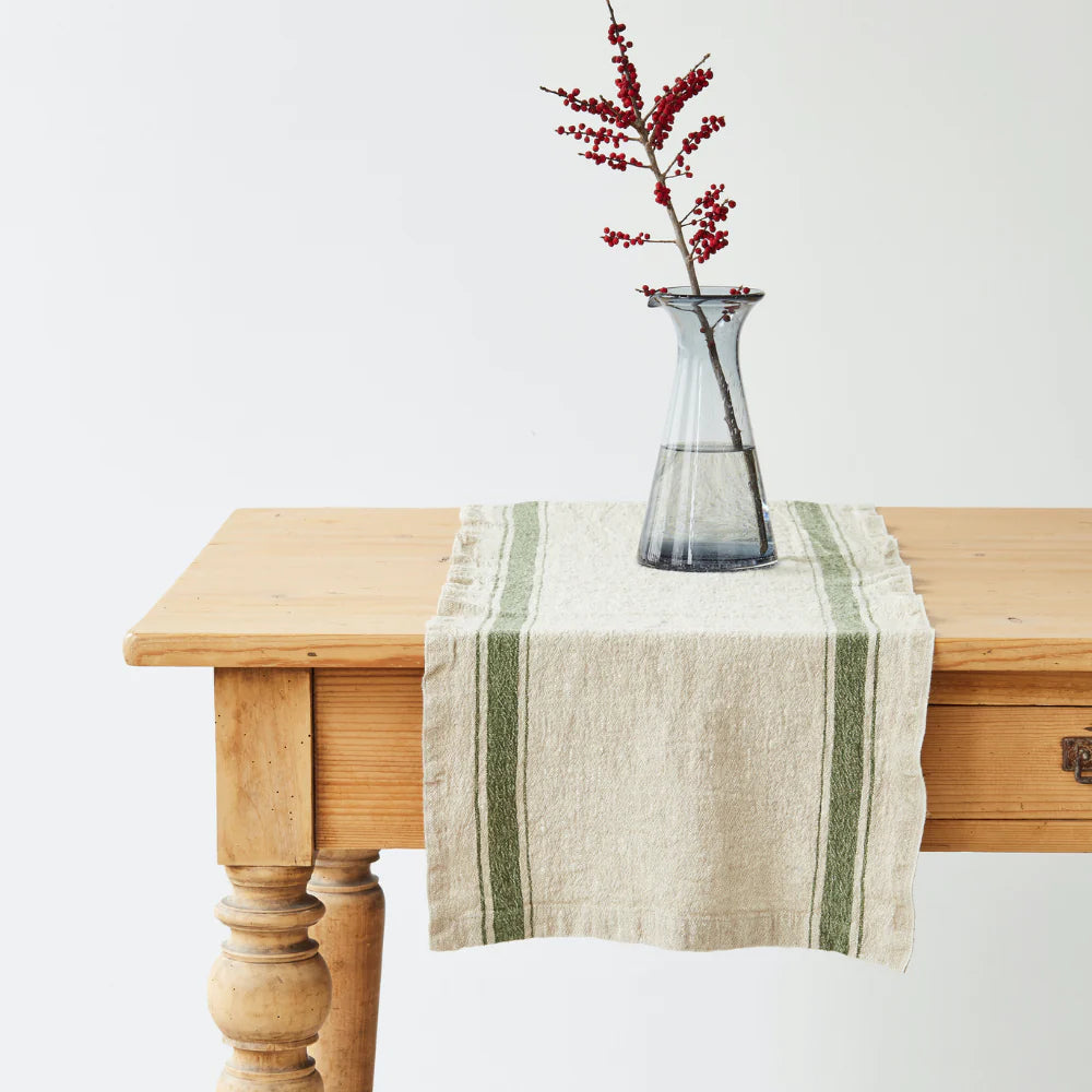 Vintage Linen Table Runner