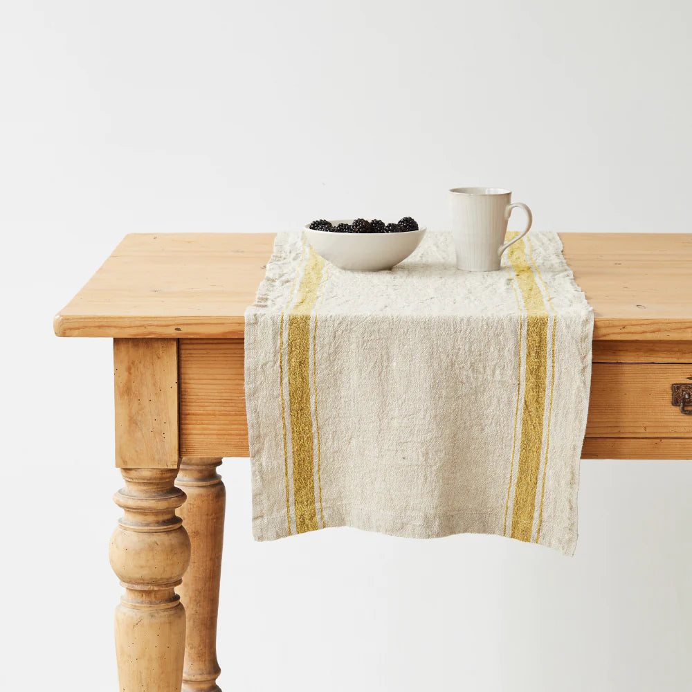 Vintage Linen Table Runner