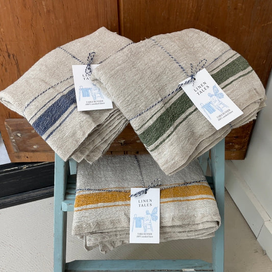 Vintage Linen Table Runner