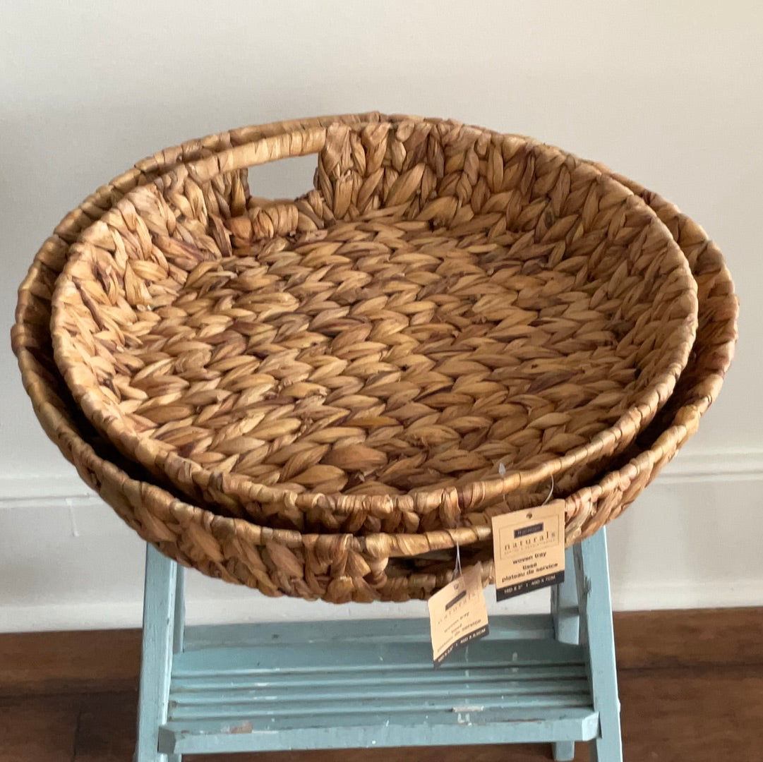 Woven Baskets and Trays