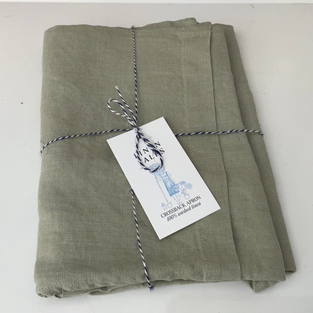 Linen Pinafore / Linen Crossback Apron