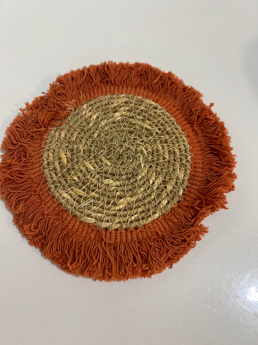 Fall Fringe Coaster