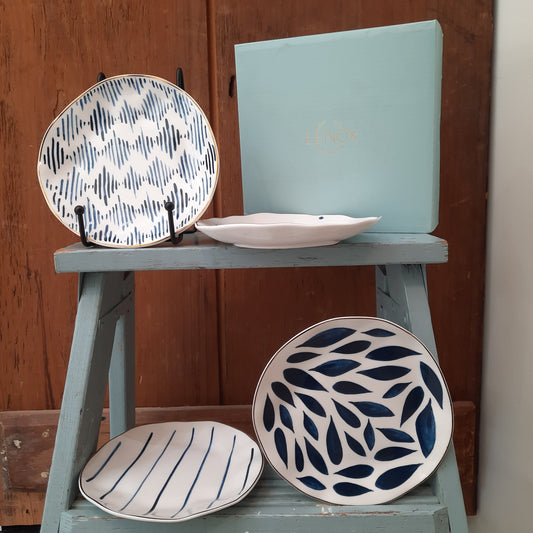 Blue Bay Porcelain Tidbits plates