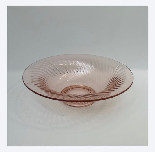Pink Glass Bowl