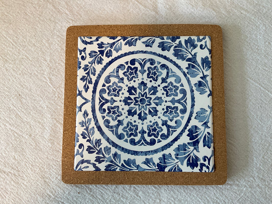 Ceramic & Cork Trivets
