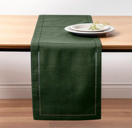 Holiday Hemstitch Table Runner 35cm x 180cm(14”x72”)