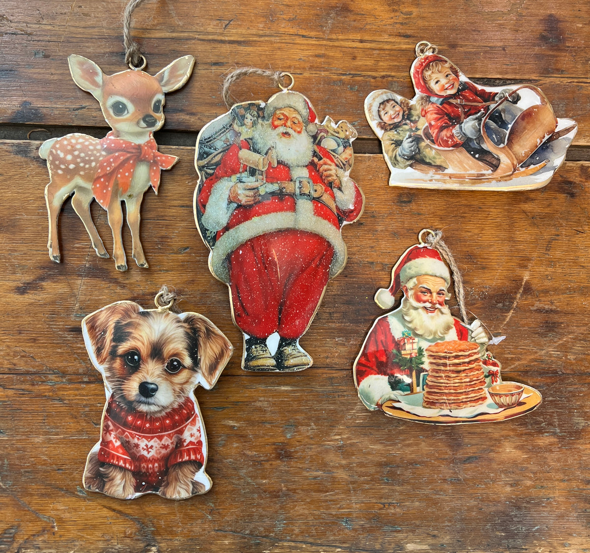 Vintage Vibe Ornaments (new)