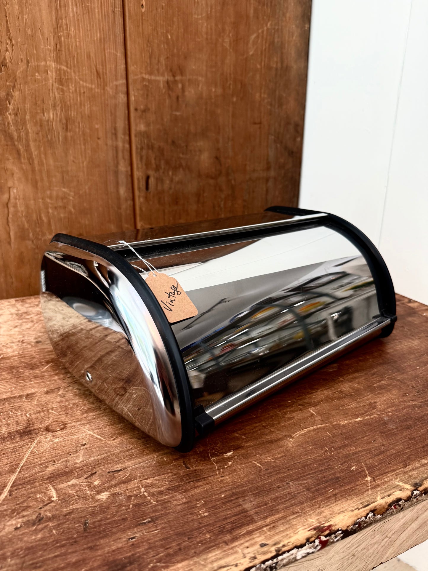 SS Roll Top Bread Box
