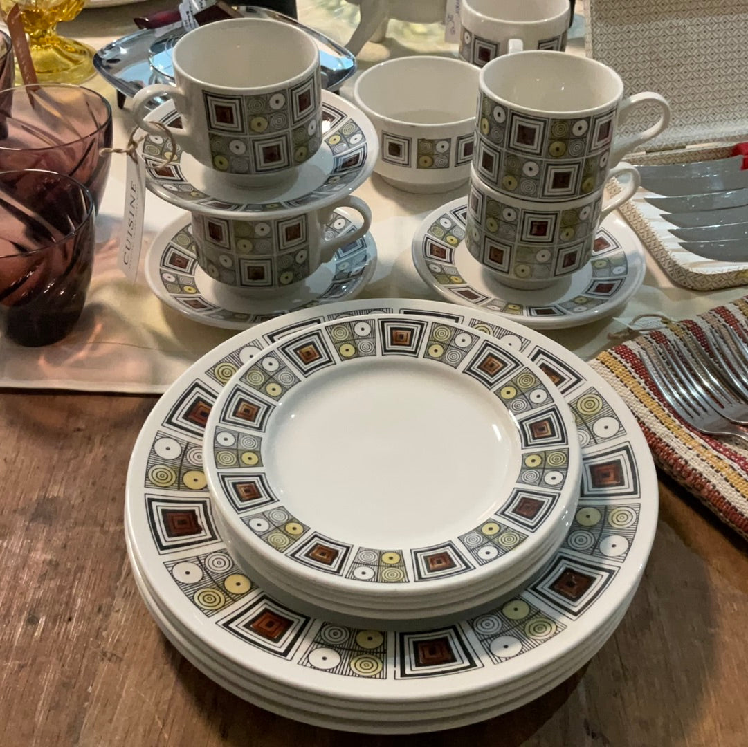 Vintage Furniture - China Dish Sets - Flatware