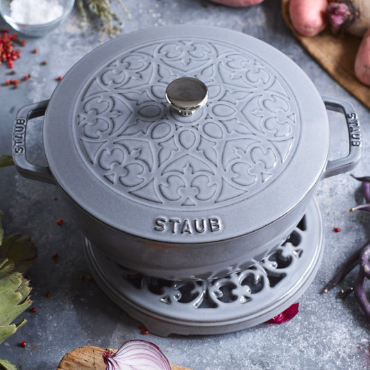 Staub Round Cocotte with Trivet 3.6L