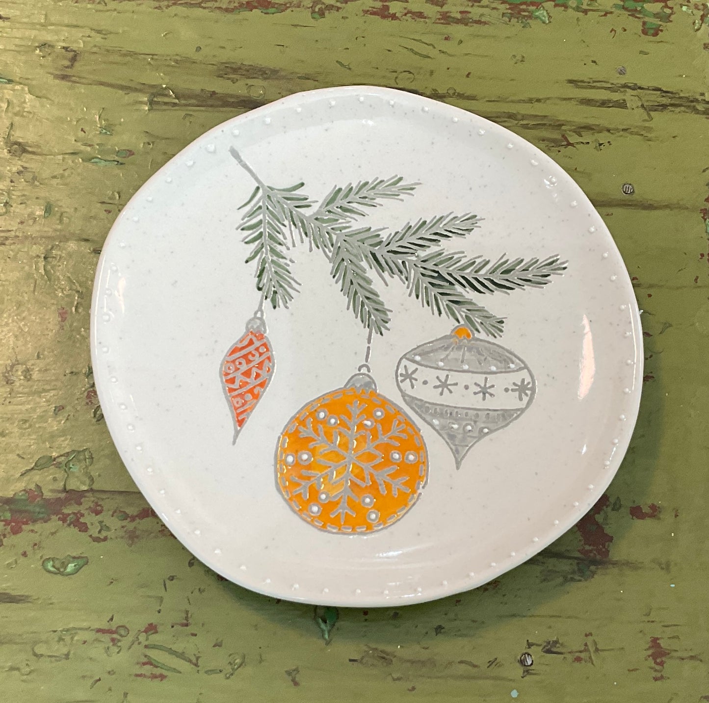 Speckled Ornament Plate