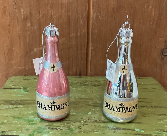 Champagne Bottle Ornament