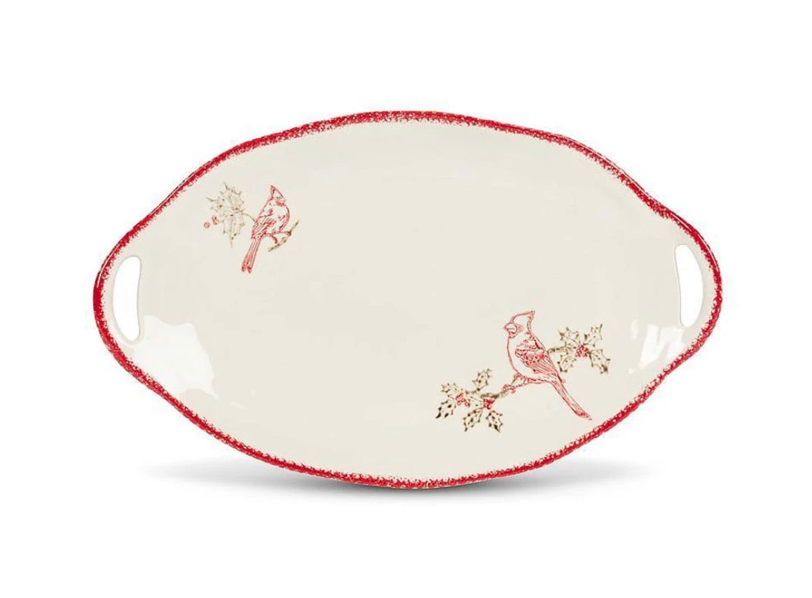 Cardinal Oval Platter