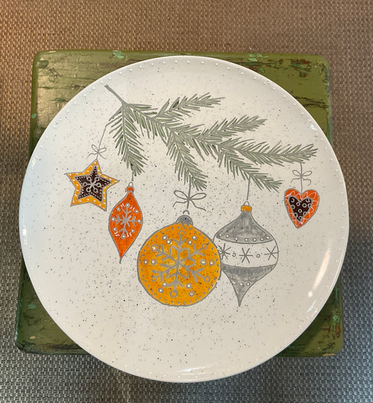 Speckled Ornament Serving Platter