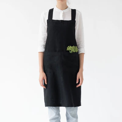 Linen Pinafore / Linen Crossback Apron