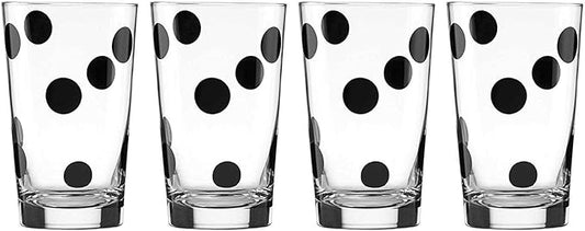 Kate Spade Deco Dot Tumblers Set of 4