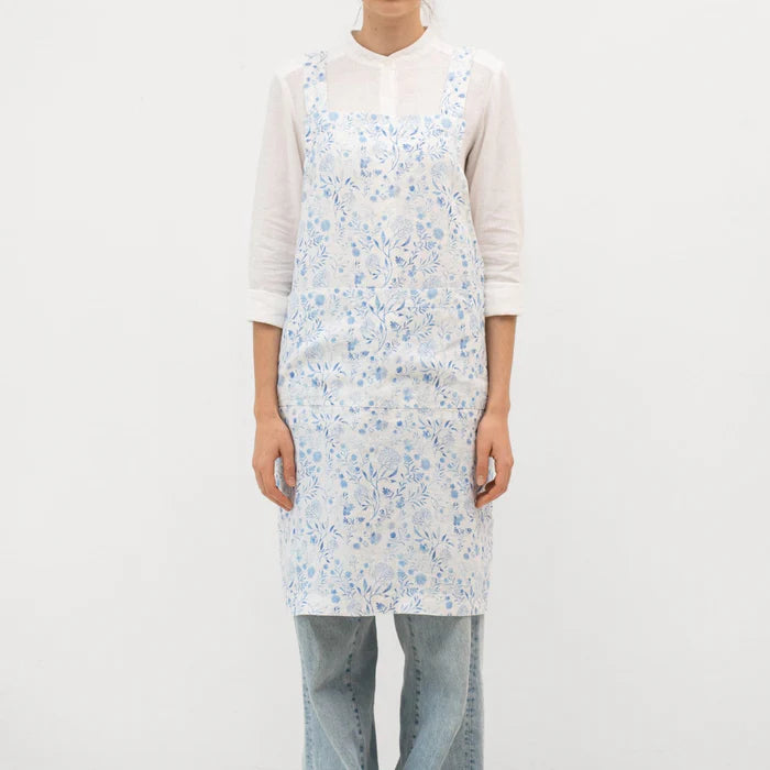 Linen Crossback Apron