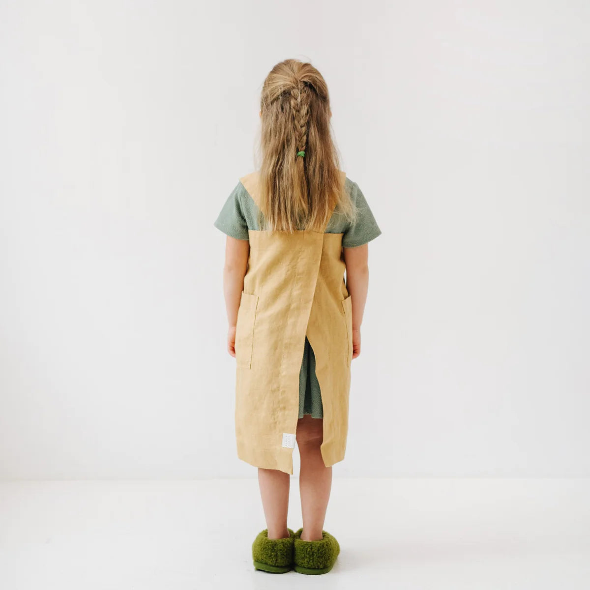 Kids Linen Pinafore Apron