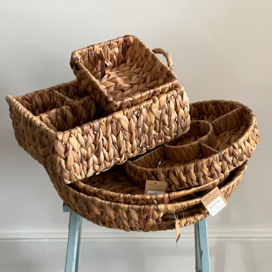 Woven Baskets and Trays