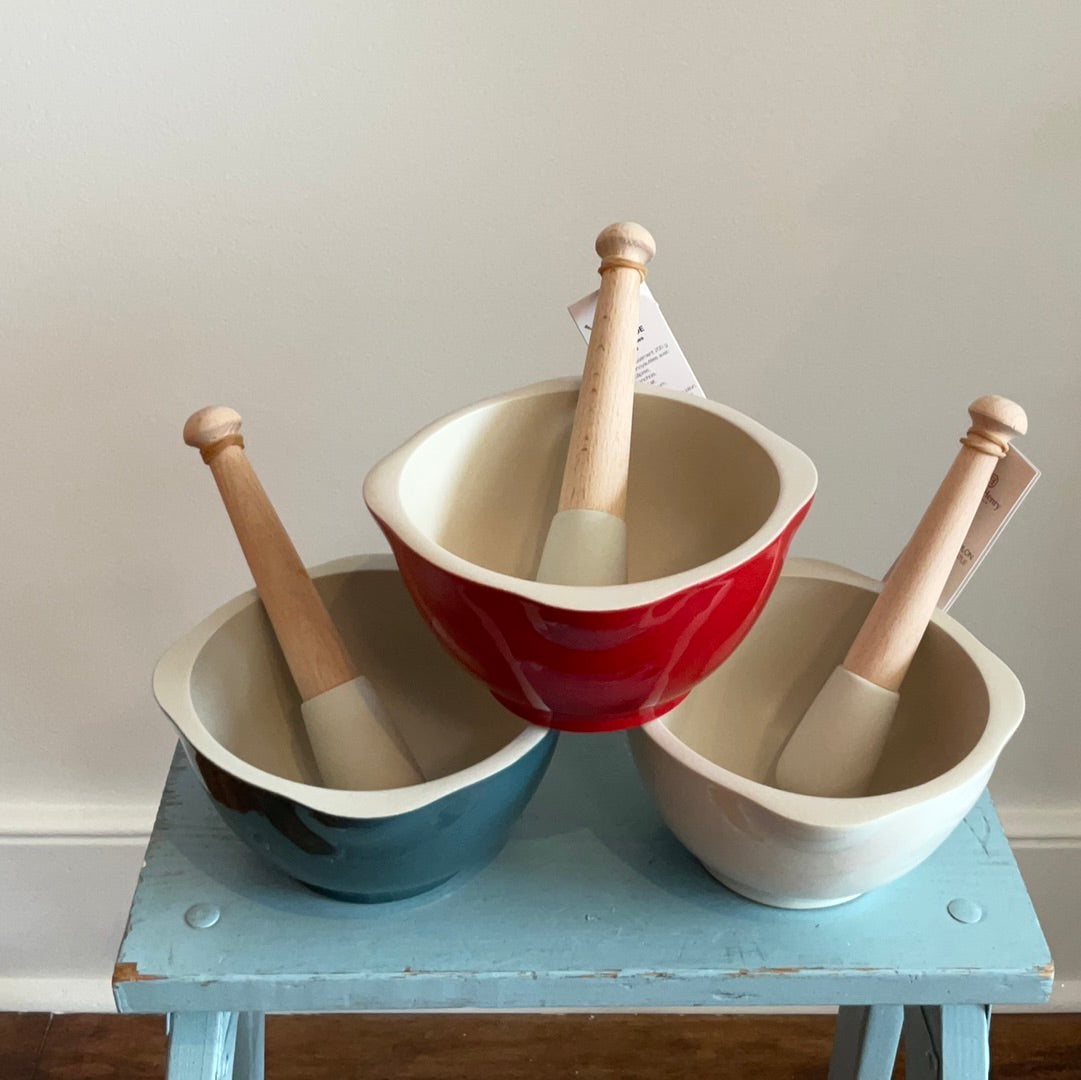 Emile Henry mortar & pestle