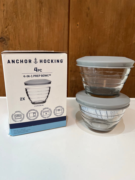 Prep Bowls 4-in-1 Anchor Hocking