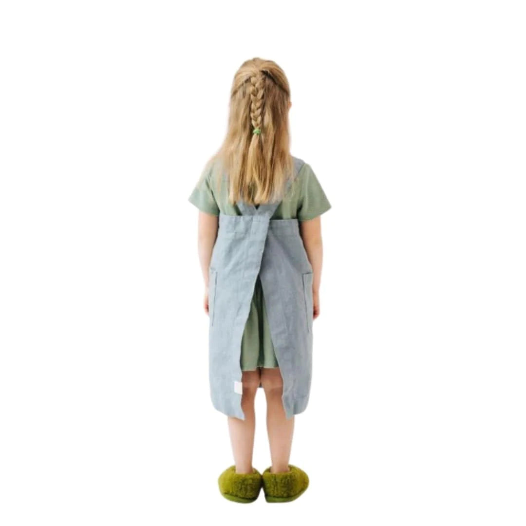 Kids Linen Pinafore Apron