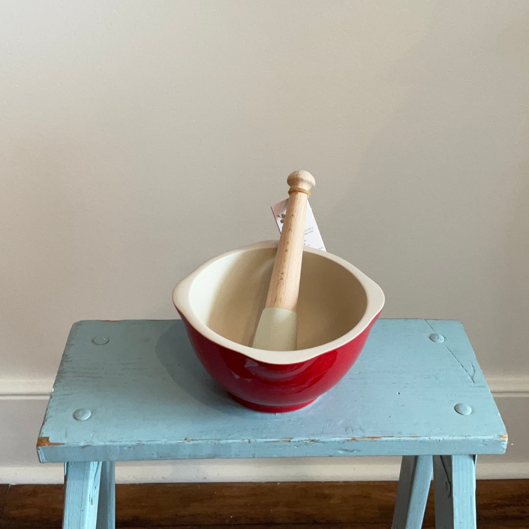 Emile Henry mortar & pestle