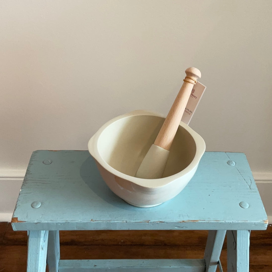 Emile Henry mortar & pestle