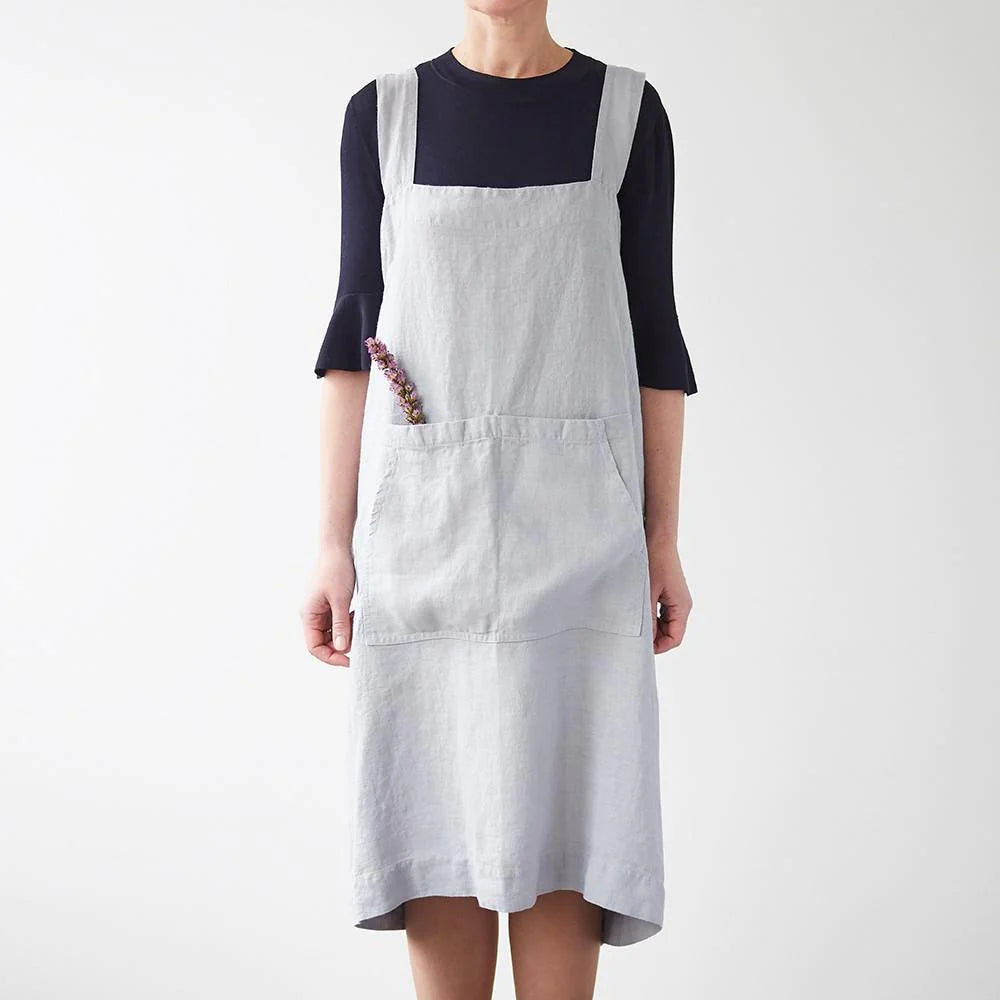 Linen Pinafore / Linen Crossback Apron