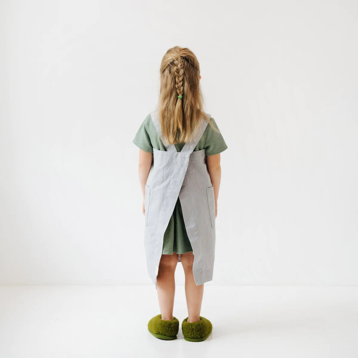 Kids Linen Pinafore Apron